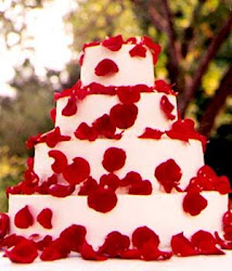 cake roses cakes round tier rose four bed blood tiers petals